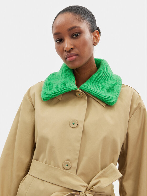 Custommade Custommade Demisezoninė striukė Francheska 999512802 Smėlio Regular Fit