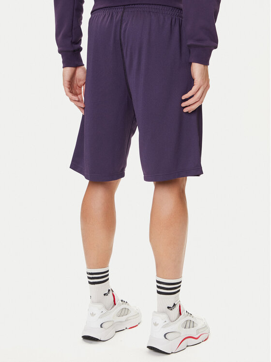 adidas adidas Szorty sportowe Graphic Mesh JY2758 Fioletowy Loose Fit
