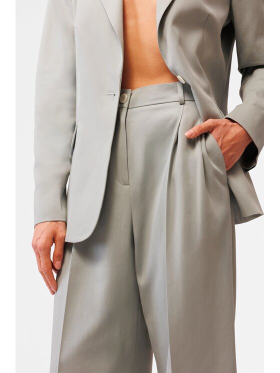 LE POSSÉ LE POSSÉ Sako MZMT Světle zelená Tailored Fit