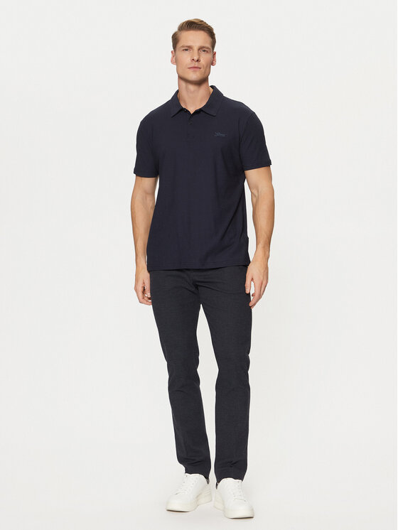 Guess Guess Polokošeľa M4YP31 KCD60 Tmavomodrá Regular Fit