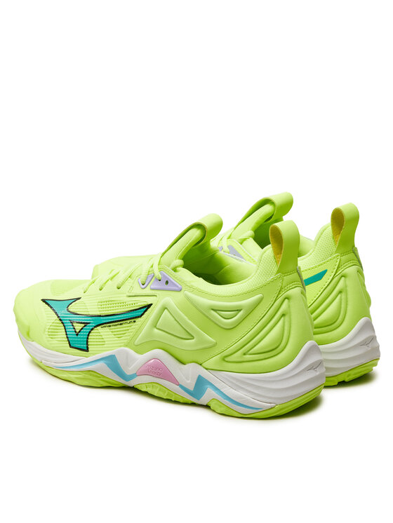 Mizuno Mizuno Čevlji za športe v zaprtih prostorih Wave Momentum 3 V1GA231286 Zelena