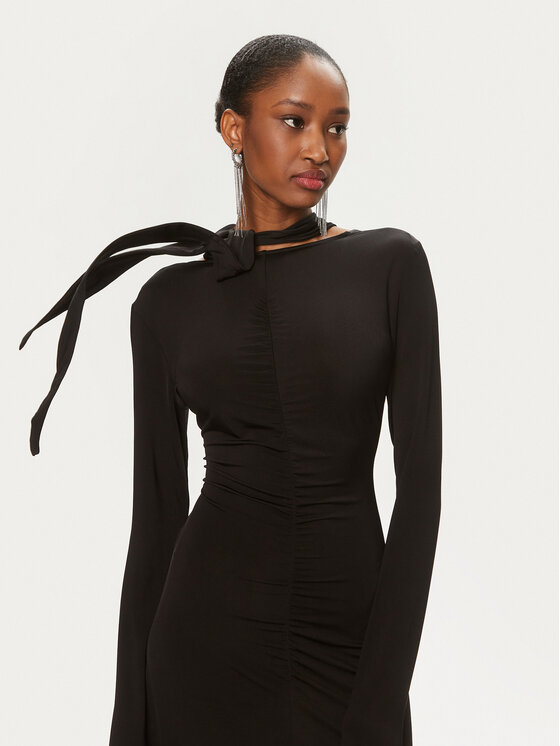Bruuns Bazaar Bruuns Bazaar Повсякденна сукня Galathea BBW3873 Чорний Slim Fit