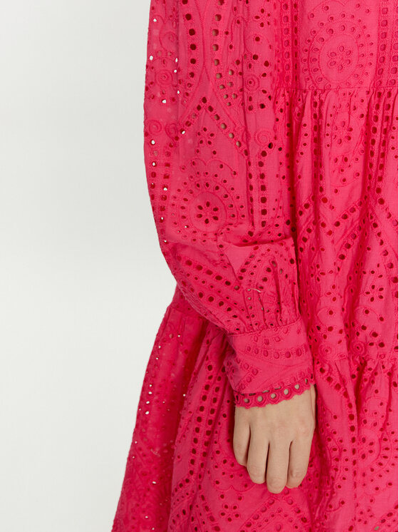 YAS YAS Sukienka letnia Holi 26027162 Różowy Regular Fit