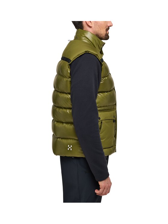 Haglöfs Haglöfs Kamizelka Funäs Down Vest Men Zielony Regular Fit