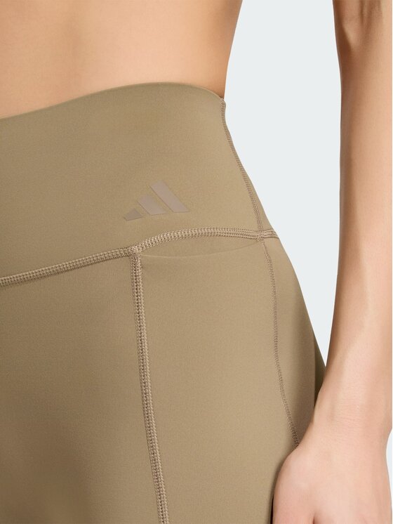 adidas adidas Legginsy 164795 Beżowy Fitted Fit