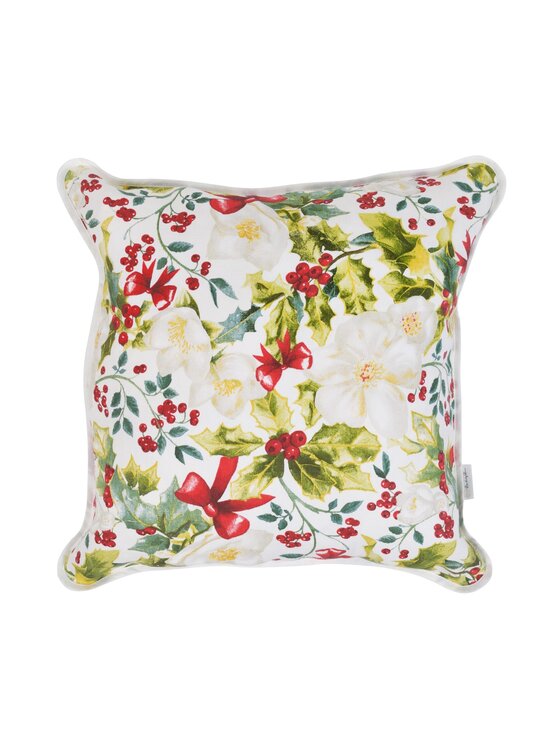 Roseberry Home Roseberry Home Poszewka dekoracyjna Very Holly Christmas Czerwony