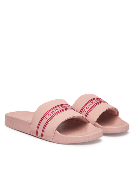 Tommy Hilfiger Tommy Hilfiger Papucs Logo Tape Webbing FW0FW09359 Rózsaszín
