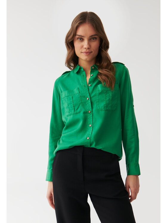 TATUUM TATUUM Koszula KORSANA Zielony Classic Fit