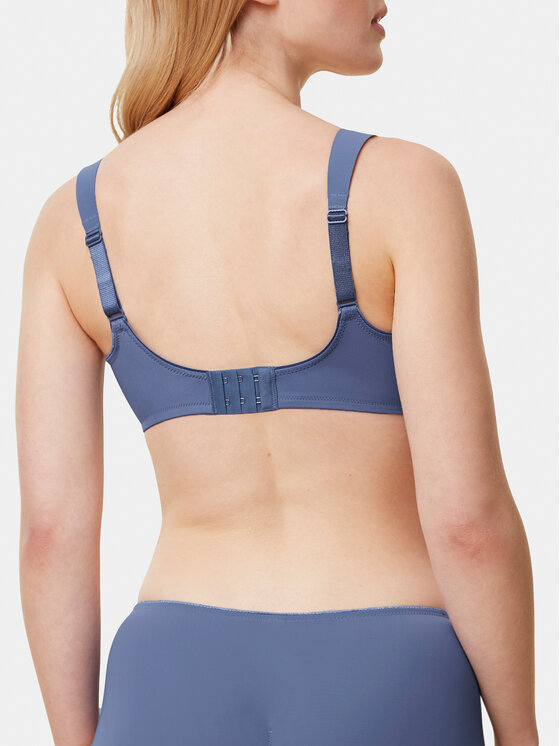 Triumph Triumph Biustonosz z fiszbiną Essential Minimizer W X 10166830 Niebieski