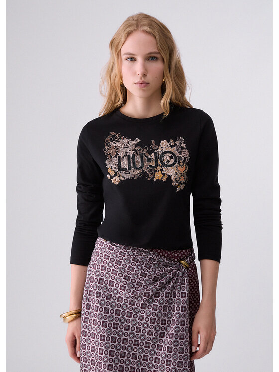 Liu Jo Liu Jo T-shirt WF6448JS923L9467 Nero Regular Fit