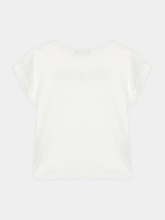 United Colors Of Benetton United Colors Of Benetton Majica 3096C10C1 Bela Regular Fit