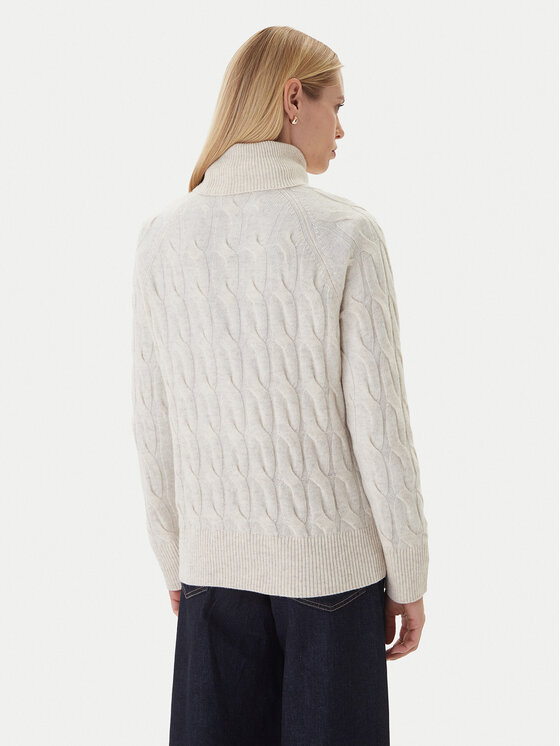 Tommy Hilfiger Tommy Hilfiger Rollkragenpullover WW0WW46791 Beige Regular Fit