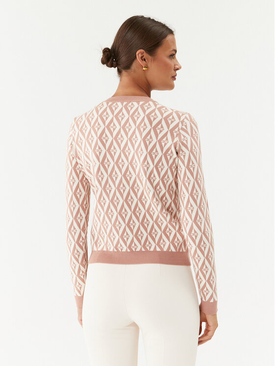 Elisabetta Franchi Elisabetta Franchi Kardigan MK-64B-36E2-V3000 Ružičasta Regular Fit