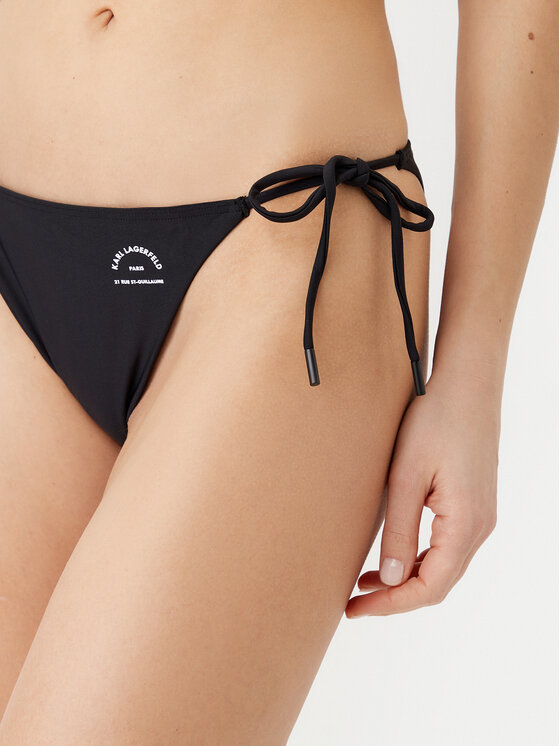 KARL LAGERFELD KARL LAGERFELD Bikini partea de jos A1W46099 Negru
