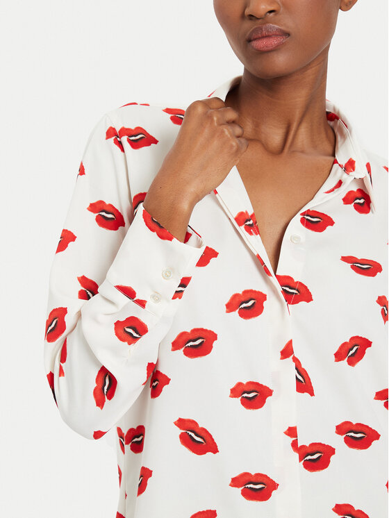 Marella Marella Koszula Yeah 2423116063 Écru Regular Fit