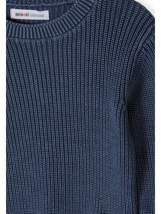 minoti minoti Sweter 33KNIT267 Niebieski Regular Fit