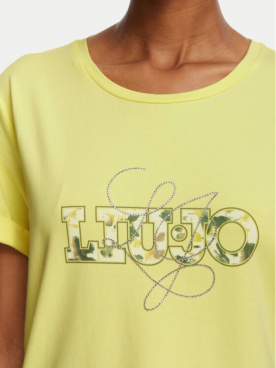 Liu Jo Sport Liu Jo Sport Tricou TA6163 JS003 Galben deschis Regular Fit