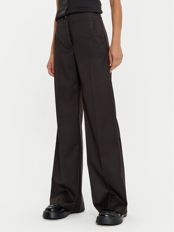 ACCESS FASHION ACCESS FASHION Hlače 44-5039-116 Crna Wide Leg
