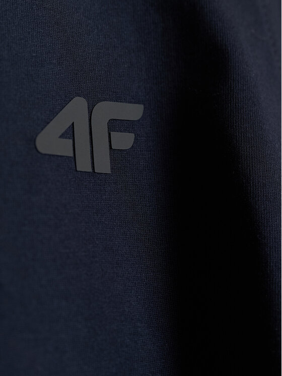 4F 4F Tank top BASIC 5 Granatowy Regular Fit