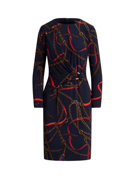 LAUREN RALPH LAUREN LAUREN RALPH LAUREN Sukienka codzienna 200P03736001 Granatowy Slim Fit