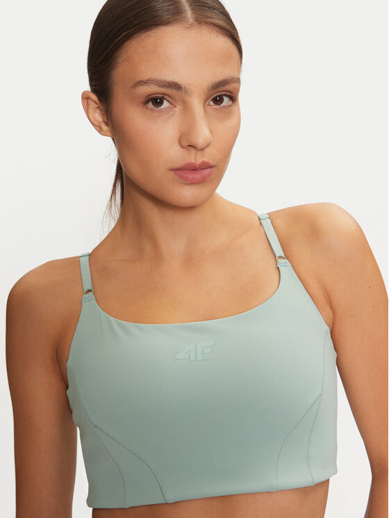 4F 4F Sportski grudnjak 4FWAW24USBAF143 Zelena