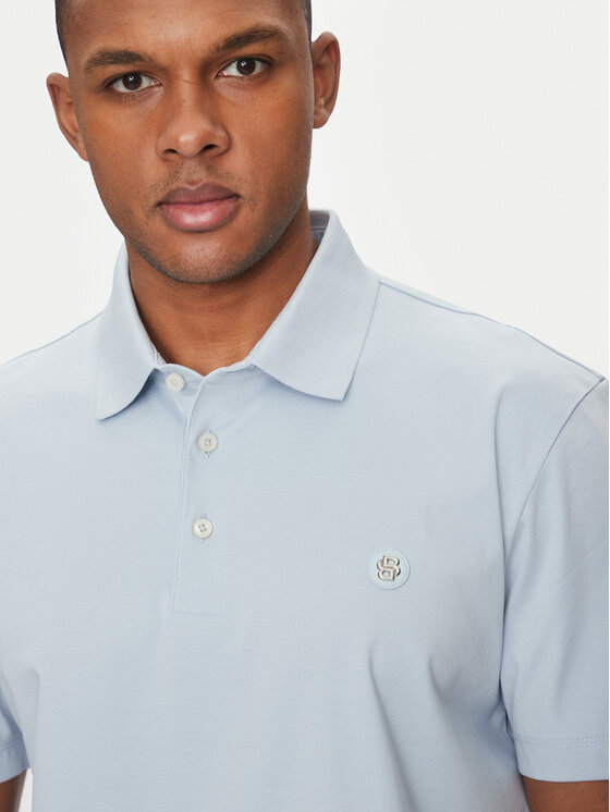 BOSS BOSS Polo marškinėliai C-Parris 01 50520297 Žydra Regular Fit