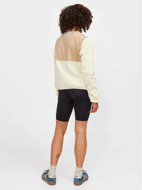 JJXX JJXX Felpa di pile Avery 12248651 Écru Regular Fit
