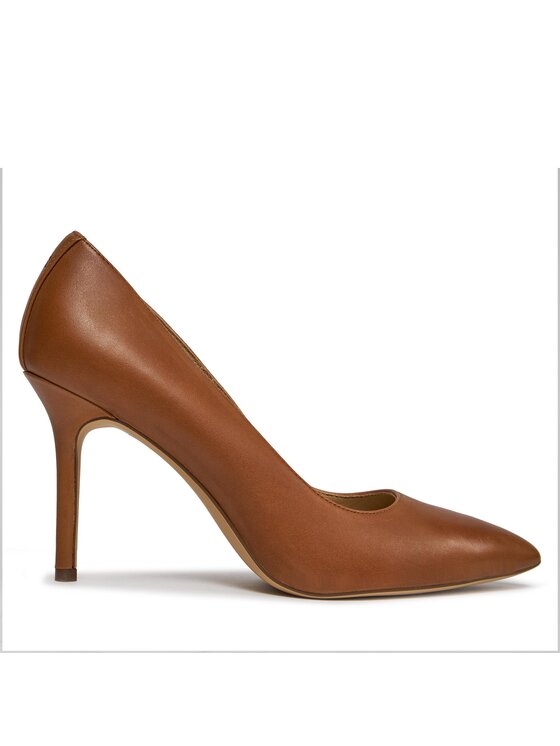 Pantofi cu toc subțire LAUREN RALPH LAUREN 802940580002 Maro