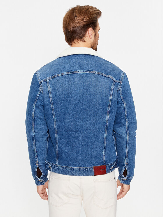 Pepe Jeans Pepe Jeans Jeansová bunda PM402628 Modrá Regular Fit