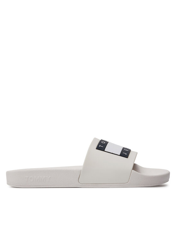 Tommy Jeans Tommy Jeans Παντόφλες Flag Pool Sld Ess EN0EN02115 Εκρού