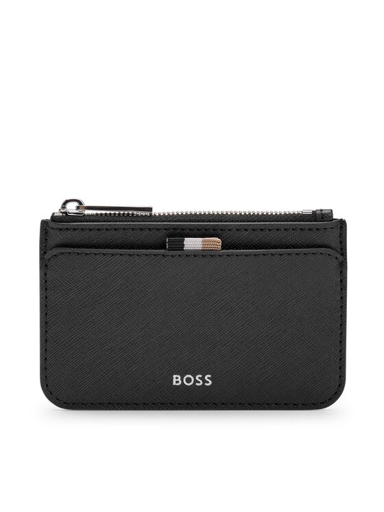 Portofel Mic pentru Bărbați Boss Zair Card Hold Zip 50499278 Negru