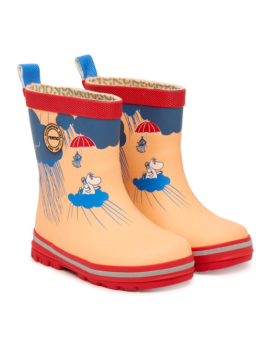 Reima Reima Kalosze Moomin Magisk Rain Boots 5400001B-26C1 Pomarańczowy