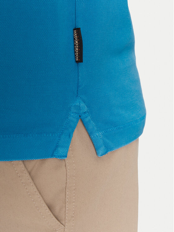 Napapijri Napapijri Tricou polo Elbas NP0A4GDL Albastru Regular Fit