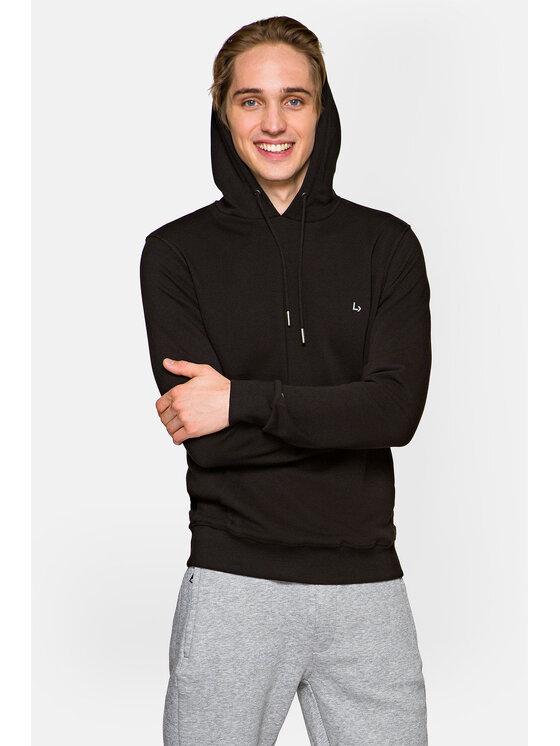 Lancerto Lancerto Bluza Skyler Czarny Regular Fit
