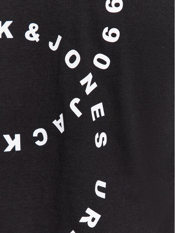 Jack & Jones Jack & Jones Тишърт 12235209 Черен Regular Fit