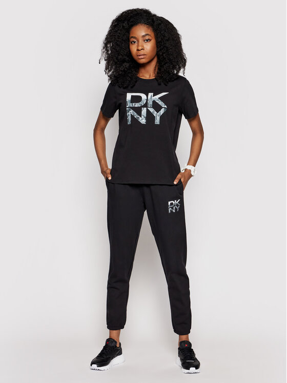 T-shirt DP1T8009 Nero Regular Fit