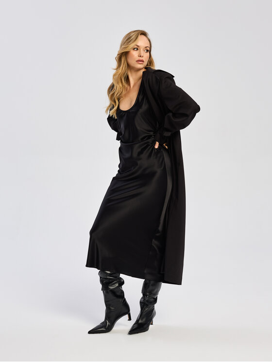 Marlu Marlu Trencz ALMAGO Czarny Oversize