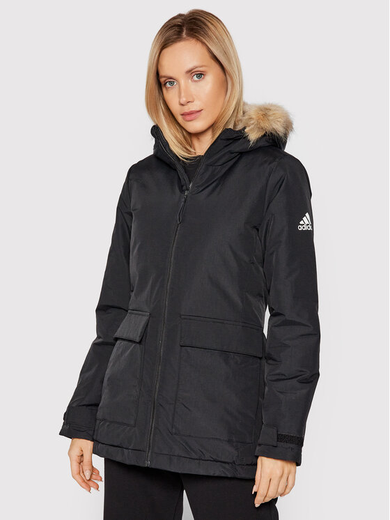 adidas Parka Utilitas GT1707 Nero Relaxed Fit Modivo