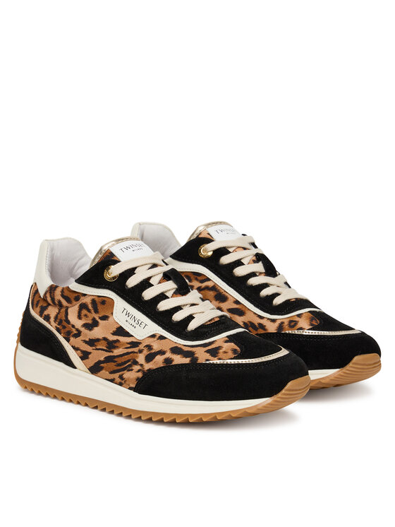 TWINSET TWINSET Sneakersy 252TCP028 Brązowy
