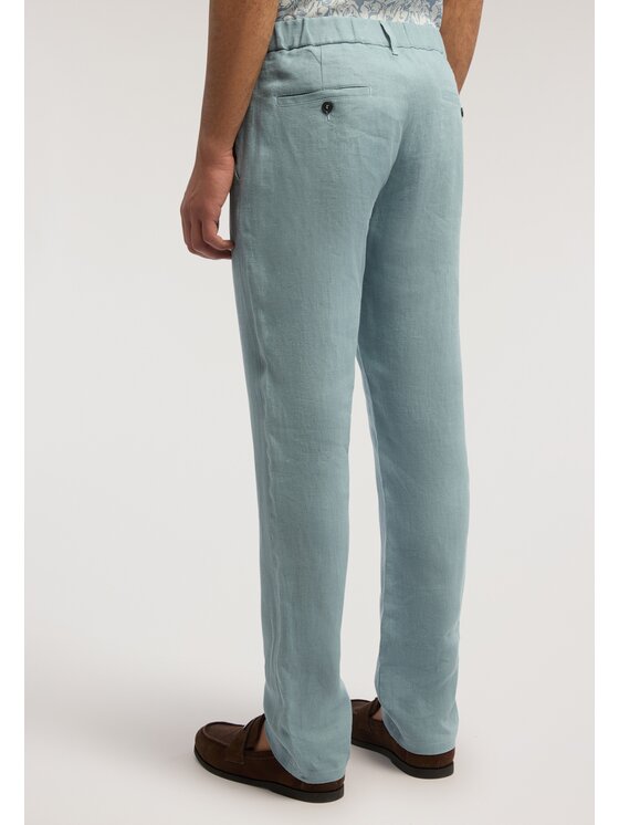 Trussardi Trussardi Pantaloni di tessuto P719M000113N024 Turchese Regular Fit