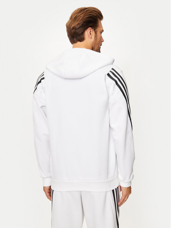 adidas adidas Džemperis Future Icons 3-Stripes JJ4158 Balta Regular Fit