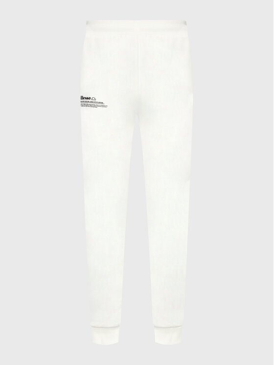 Ellesse Ellesse Spodnie dresowe Unisex Dimartino SGP16249 Biały Regular Fit