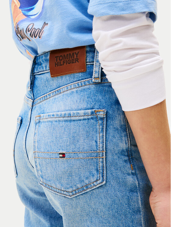 Tommy Hilfiger Tommy Hilfiger Jeansy Skater KB0KB10020 Niebieski Straight Fit