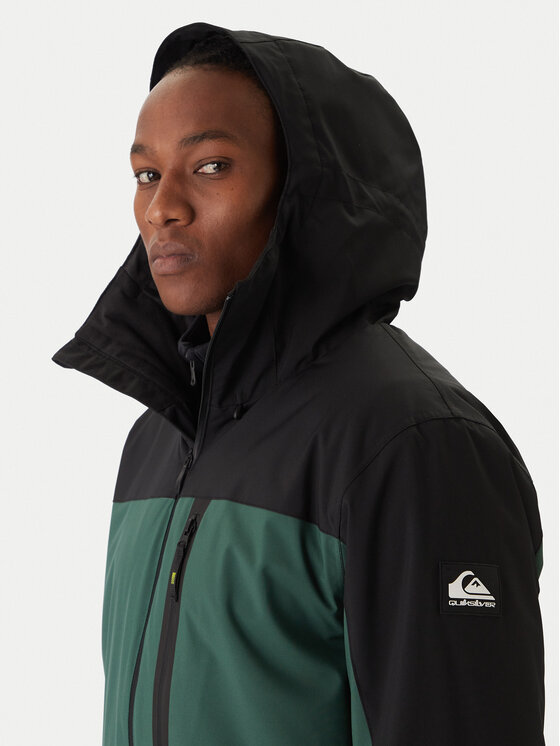 Quiksilver Quiksilver Μπουφάν για snowboard Sycamore Block 20K JK EQYTJ03503 Πράσινο Relaxed Fit