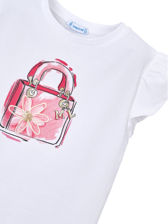 Mayoral Mayoral Top 3002 Weiß Regular Fit