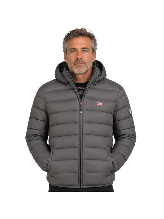 Geographical Norway Geographical Norway Kurtka przejściowa WA1459H/GN-DARK GREY Szary Reglan Fit