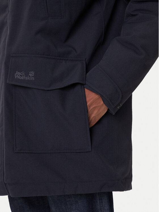 Jack Wolfskin Jack Wolfskin Parka Canyon Shield A65119 Granatowy Regular Fit