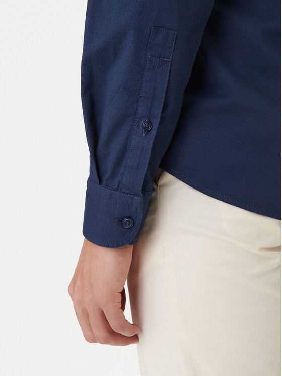 BOSS BOSS Camicia Rickert 50553001 Blu scuro Regular Fit