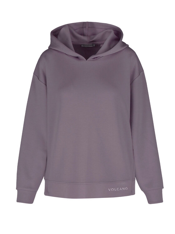 Volcano Volcano Bluza B-MIDA Fioletowy Regular Fit