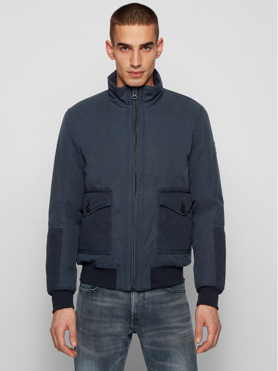 BOSS Boss Bomber striukė Odre-D 50440995 Tamsiai mėlyna Regular Fit